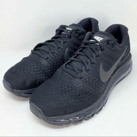 nike air max 2017 mens triple black